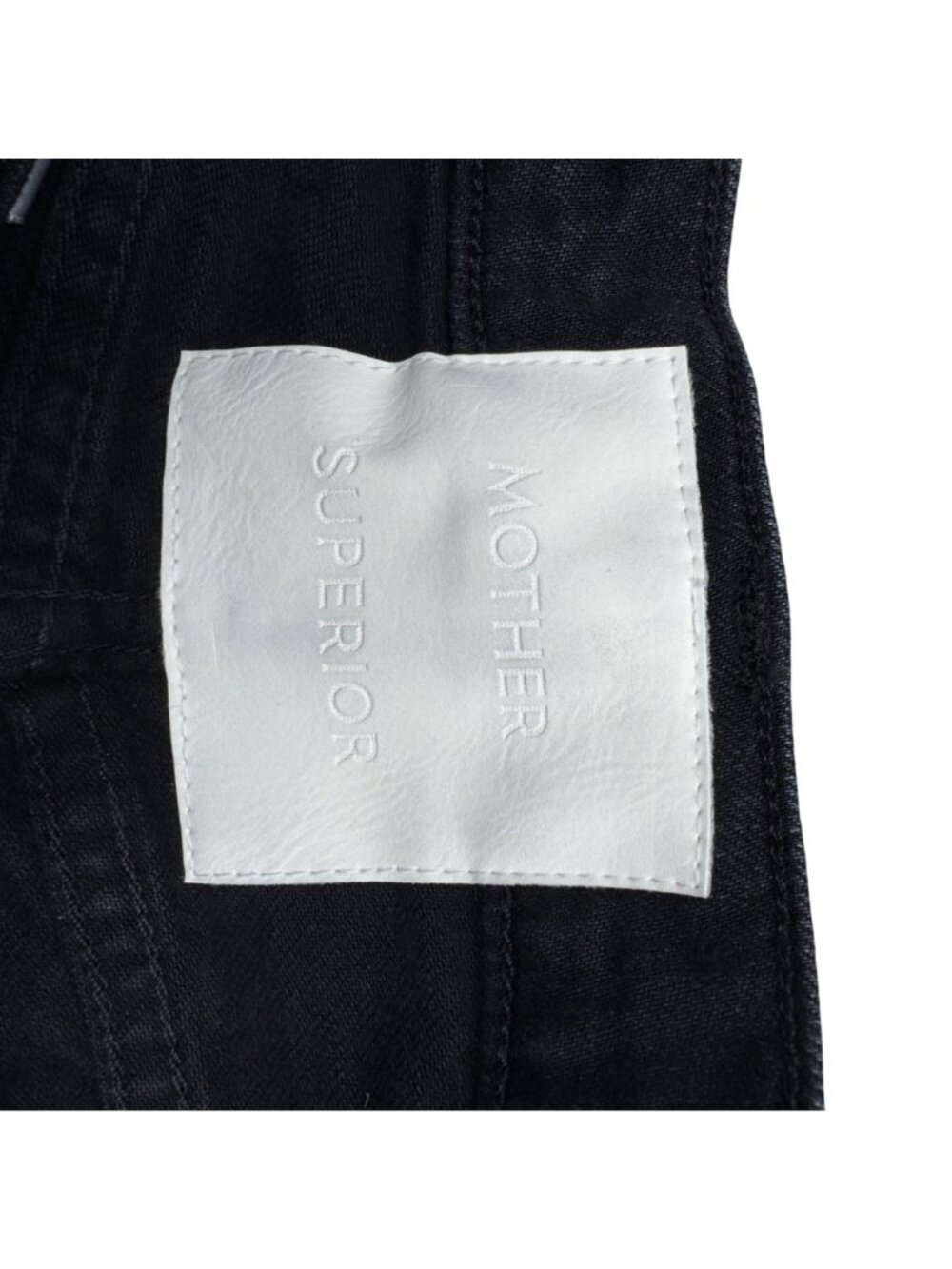 Mother Superior The Tomcat Black Jean Women's Button Fly Denim Pants Sz 27 NWOT - Picture 7 of 13